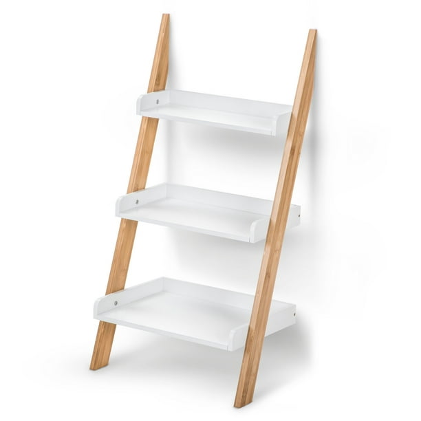 Donnelsville Solid Wood Ladder Bookcase, Solid Wood Ladder Bookcase