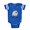Royal Blue, variant on CafePress - Bunny Hugger - Cute Infant Baby Football Bodysuit