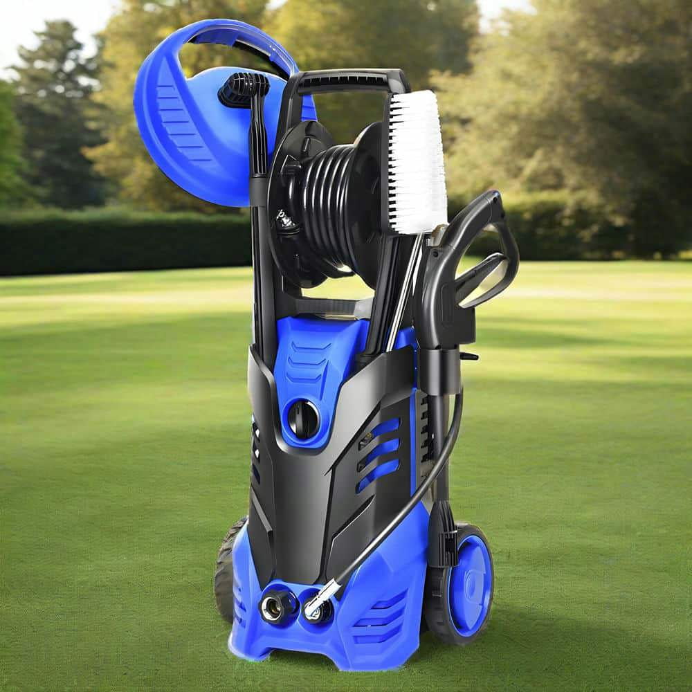 5000PSI Electric Pressure Washer - 3.0GPM With 20FT Hose & 35FT Cord For Outdoor Cleaning