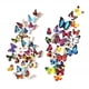 thumbnail image 1 of 38 pegatinas de pared de mariposas, pegatinas de decoración de pared de mariposas 3D para decoración de pared del hogar, decoración de habitación y guardería, 1 of 6