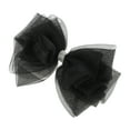 thumbnail image 4 of Unique Bargains 1 Pc Hair Barrettes Fashion Bow Hair Clip Black, 4 of 5