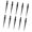 Black, variant on Necvior 10pcs Artificial Loach Baits for Trout Soft Fishing Lures Fishing Baits