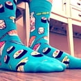 thumbnail image 2 of Chaussettes de Sushi Mi-Mollet de the Sock Panda, 2 of 2