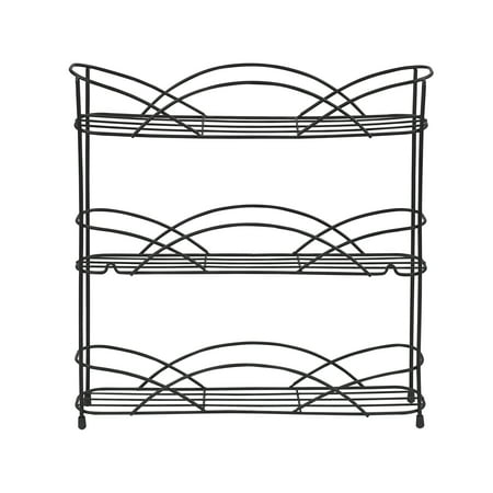Spectrum Diversified Countertop Wall Mount 3 Tier Spice Rack