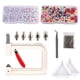 thumbnail image 1 of Máquina de ajuste de perlas Botones de remache Tapa de fijación de plástico Camisa Pantalones Chaqueta Kit de herramientas manuales Hecho a mano DIY Accesorio de ropa Tipo 18 4-10 mm, 1 of 6