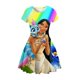thumbnail image 1 of 2022 vestido de manga corta para niña chico ropa 3--16 años traje de cumpleaños para bebé ropa de fiesta verano vestido blanco como la nieve Cloth150 Gao Jinjia LED, 1 of 2