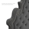 thumbnail image 6 of Modway Diana Tufted Performance Velvet Full/Queen Headboard in Charcoal, 6 of 10