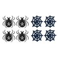 thumbnail image 1 of Felt Drink Coaster Halloween Spider Web Coasters 4Pcs Black Coasters Holiday Party Supply Desk Decoration Visiting Gift, 1 of 3