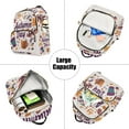 thumbnail image 5 of FORMRS Mini Backpack Purse for Women Quilted Travel Daypack Casual Shoulder Bag, Warm Autumn Day, 5 of 7
