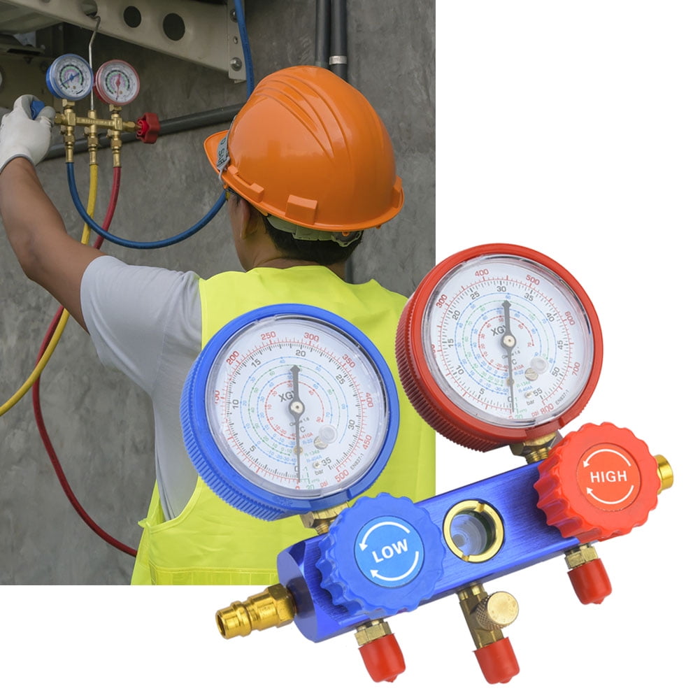 Buy Tebru A/C Air Conditioning Refrigeration Diagnostic Tool Dual