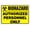 Warning Sign 4, variant on Bilingual Warning High Voltage Keep Out Aluminum Tin Warning Sign 8"x12" - For Home Outdoor Garden, Bilingual High Voltage Sign