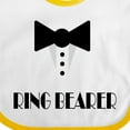 thumbnail image 4 of Inktastic Ringbearer Mock Tux Wedding Tuxedo Boys Baby Bib, 4 of 4