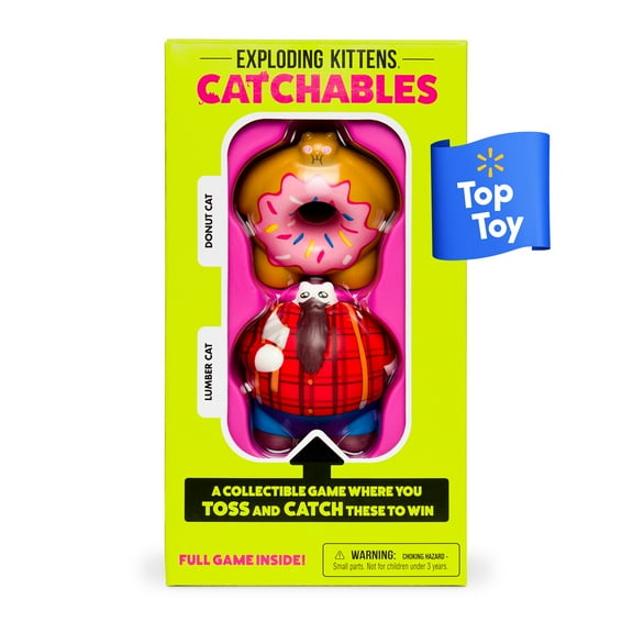 Catchables 2pk Donut and Lumber Party Game from Exploding Kittens (Walmart Exclusive)