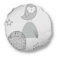 thumbnail image 1 of Cartoon Bird Cage Grass Nordic Pattern Round Throw Pillow Home Decoration Cushion, 1 of 3