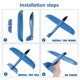 thumbnail image 1 of Aviones de juguete para niños, 4 Uds., 48cm, bricolaje, mano, espuma, lanzamiento, planeador volador, juguetes planeadores voladores, muy versátiles, 1 of 5