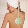 thumbnail image 2 of Unique Bargains 1pc Long Handle Double-sided Claw-Shaped Bath Brush Green, 2 of 6