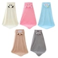 thumbnail image 2 of FLMEI Baby Boys Girls Hooded Towels Coral Fleece Baby Bath Towels Soft Absorbent Bath Blanket for Newborn Toddler Infant, 2 of 7