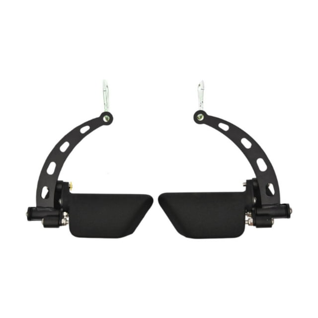 Barra de dominadas LAT con agarre múltiple para ejercicios de fitness, ergonómica, con mango ancho Negro
