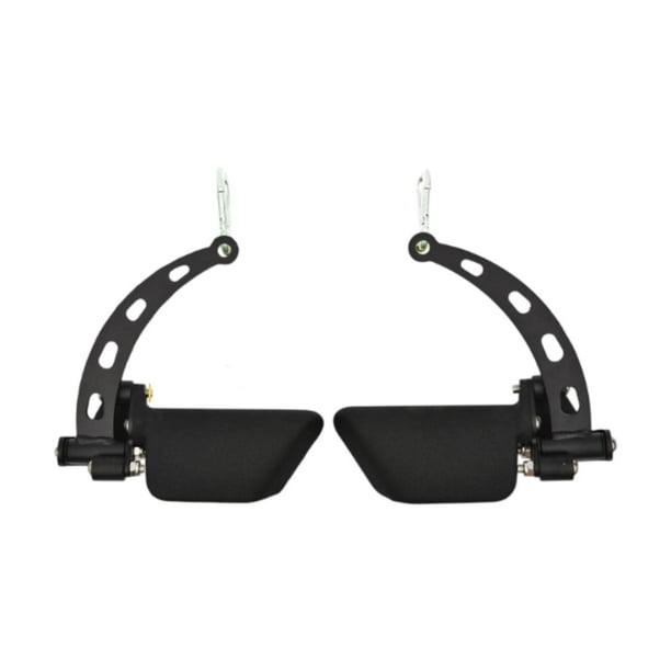 Barra de dominadas LAT con agarre múltiple para ejercicios de fitness, ergonómica, con mango ancho Negro