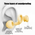 thumbnail image 3 of Bouchons d'Oreilles Insonorisés en Éponge, Confortables à Porter, Réduction de Bruit et Réduction de Bruit, 3 of 6