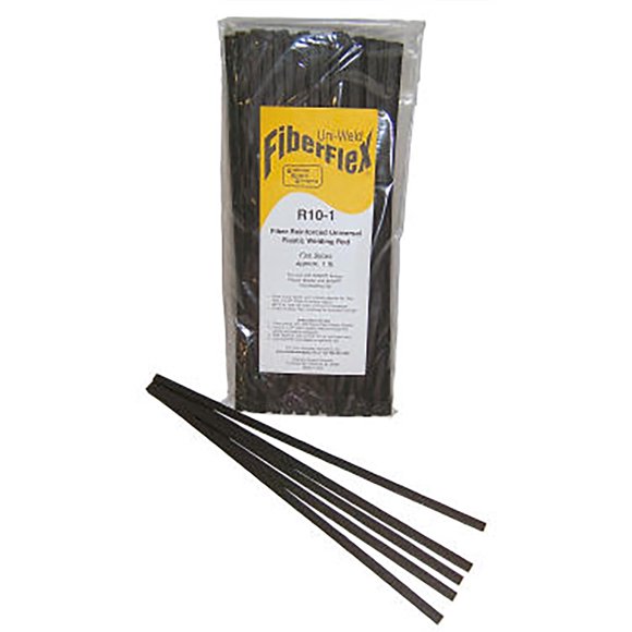 Varilla de soldadura de plástico Polyvance FiberFlex 3/8 x 1/16 1 lb negra