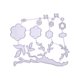 thumbnail image 1 of Hugtrwg 1 unidad troqueles corte ramas ciruela troquel corte en relieve artesanal para DIY-152994, 1 of 7