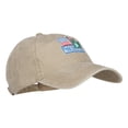 thumbnail image 5 of I Pledge Allegiance Patched Washed Cap - Khaki OSFM, 5 of 5