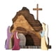 thumbnail image 2 of Paquete de 2 Decoraciones de Resurrección de Cruz de Pascua perfecl Escena de resurrección de Pascua, 2 of 8