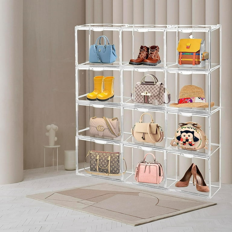 Acrylic Handbag Storage Shelf, Boxes Acrylic Organizer