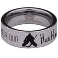 thumbnail image 2 of Hockey Tungsten Carbide Ring, 2 of 9