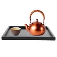 thumbnail image 3 of Wood Serving Tray,Square Shape Solid Wood Tea Tray Tea Serving Tray Stylish and Modern, 3 of 9