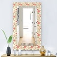thumbnail image 2 of DESIGN ART Designart 'Pink Blossom 17' Mid-Century Mirror - Vanity Printed Mirror 23.7 in. wide x 31.5 in. high, 2 of 4