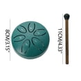 thumbnail image 3 of Buddha Stones Mini Steel Tongue Drum, Mini Handpan Drum, Worry-free Drum, Handpan Drum, for Kids Adults Education Entertainment Meditation Yoga Zen Gifts, 3 of 3