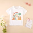 thumbnail image 2 of ESHOO Little Sister Big Sister Matching Outfits Toddler Girls Cotton T-shirt Tops Newborn Baby Romper, 2 of 8