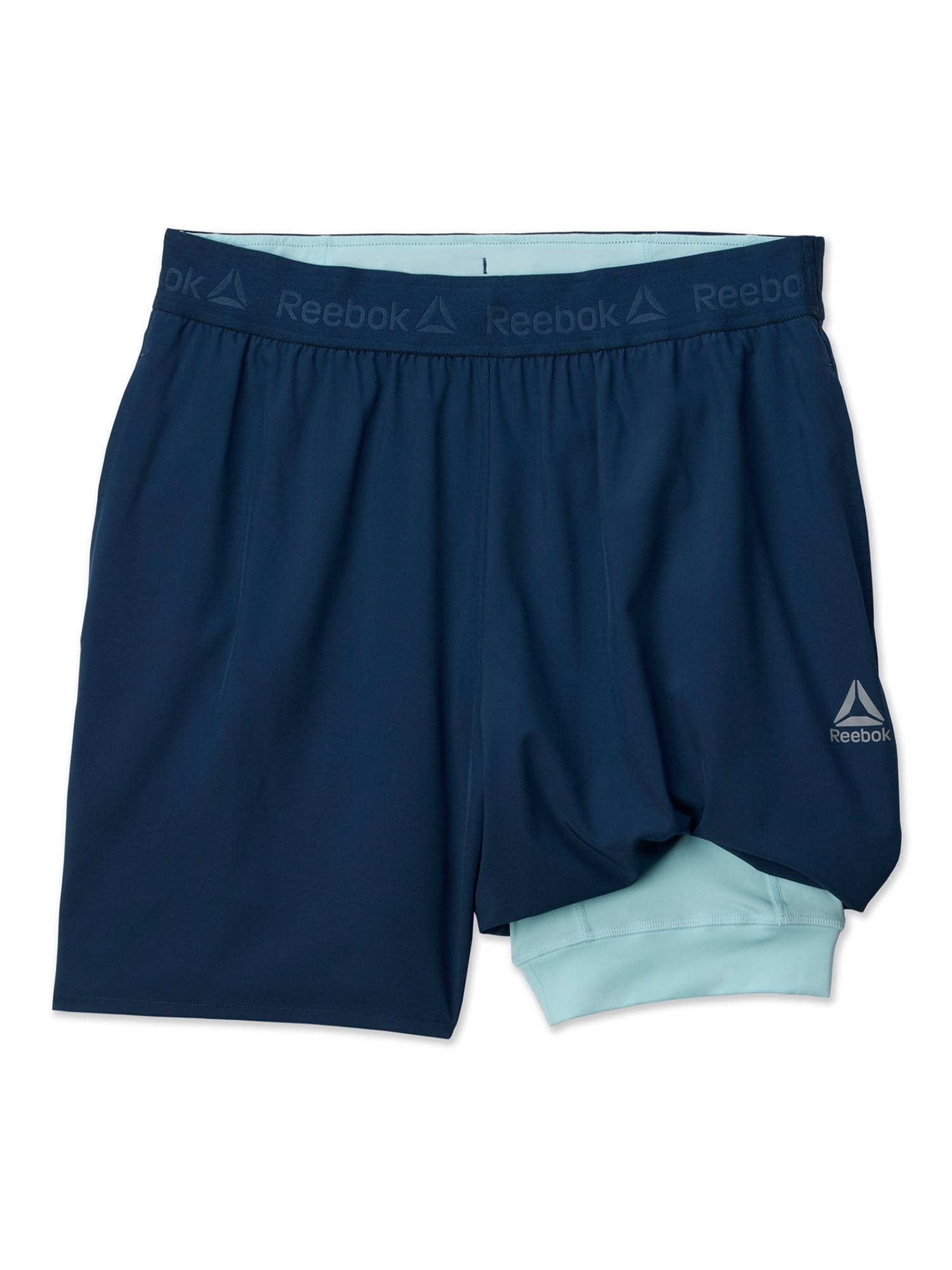 Reebok Men's and Big Men's Compression 2-IN 1 Short (7" Inseam, 9" Inner Inseam), up to Sizes 3XL