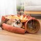 thumbnail image 5 of Pet Cat Tunnel Bed Interactive Play Toy for Ferrets  with Ball Indoor Kitten Pet Exercising Tunnel，Rabbit Collapsible Play Tube ShopWise Round, 5 of 10
