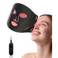 thumbnail image 4 of Homechoose 100 LED Red Light Therapy for Face Mask, 4 Color Photon Skin Care Device for Wrinkles & Acne, Portable Cordless Design with Eye Protection, 4 of 9