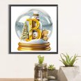 thumbnail image 2 of Pintura de diamante 5D DIY taladro redondo completo letra de Navidad cristal B Kit decoración 40x40cm, 2 of 9