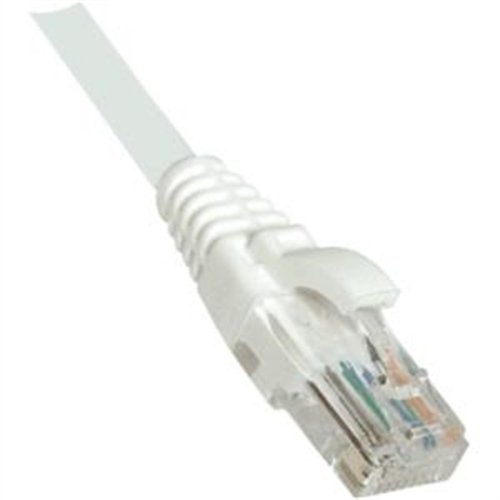 Cat5E White Patch Cable w/ Boot