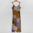 thumbnail image 5 of Leopard Print Colorful Animal Pattern Sleeveless Dress Women's Evening Dress Womans Clothing, 5 of 9