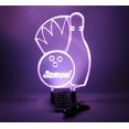 thumbnail image 5 of Night Light Up Desk Table Lamp LED Personalized Free Engraved Bowling Pin Ball, Our Newest Feature, Most Popular, It's Wow, with Remote 16 Colors Energy Efficient, Great Gift, 5 of 11