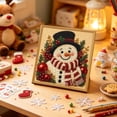thumbnail image 5 of DIY Christmas Pearl Diamond Art Painting Kit ,Snowman Pattern Pearl Beads Art Craft for Adults Beginner for Home Wall Holiday Decor(No Frame), 5 of 6