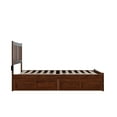 thumbnail image 6 of AFI Tahoe Wood Full Platform Bed with Footboard and 2 Drawers in Walnut, 6 of 6