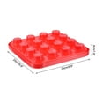 thumbnail image 2 of Unique Bargains Pool Ball Tray Billiard Ball Holder Snooker Storage Tray Pool Table 16 Balls, Red 2 Pack, 2 of 6