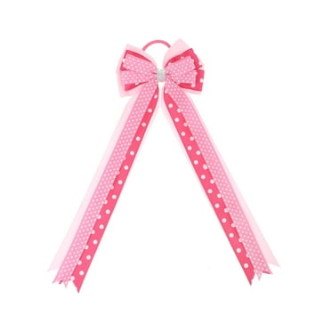 Way to Celebrate Valentine's Day Pink Ribbons Hair Elastic, 1 Piece