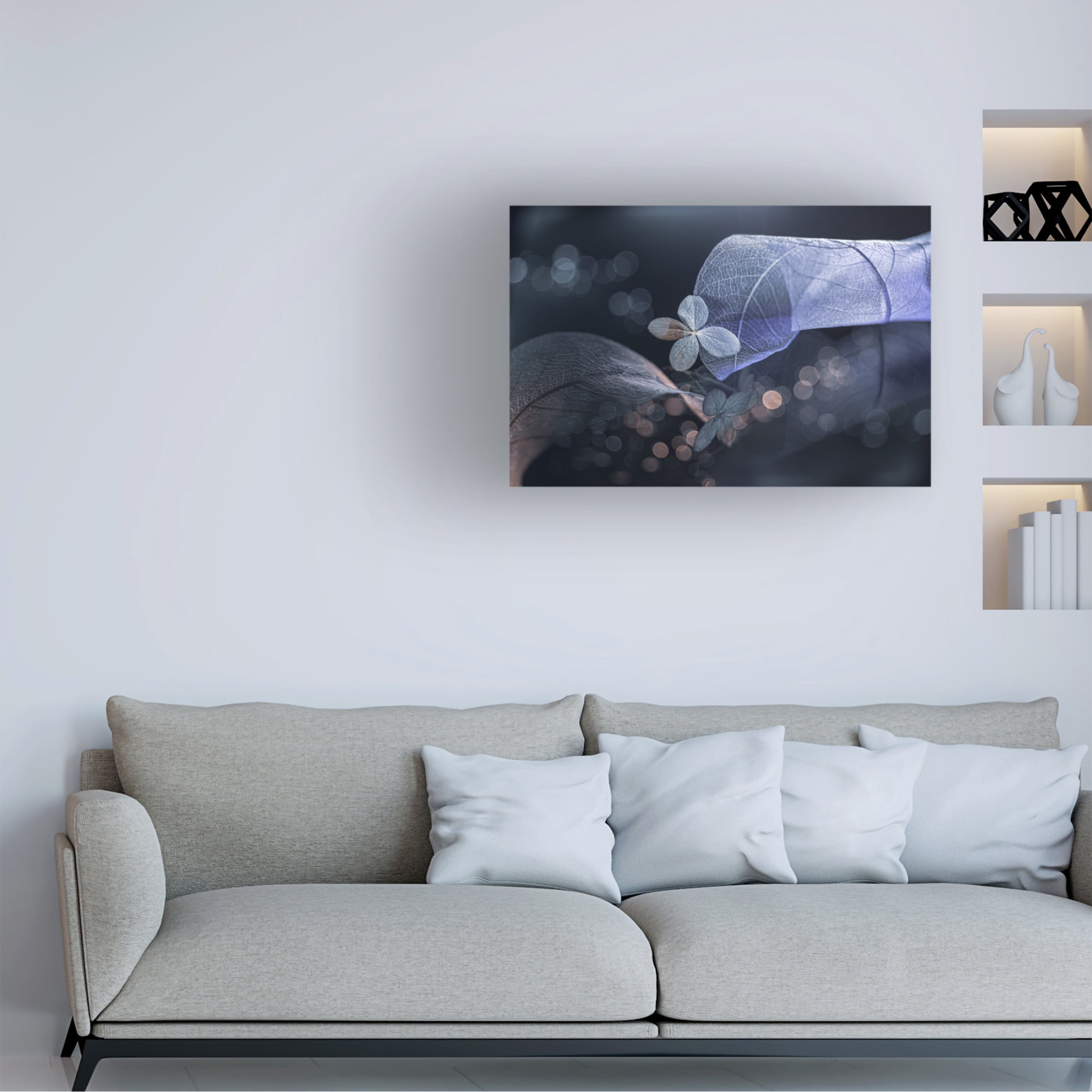 Canvas Wall Art - Igor Kopcev 'Fantasasa De Invierno' Wall Art for Living Room, Bedroom, or Office Décor by Trademark Fine Art - 47 x 30 Inches