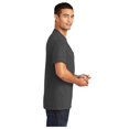 thumbnail image 3 of Port & Company Men's Core Blend Classic Pocket T-Shirt Charcoal 4X-Large, 3 of 4