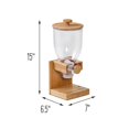thumbnail image 2 of Honey Can Do Dispensador de cereales de bamb&uacute;, natural KCH-09385 natural, 16 onzas, 2 of 8