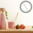 thumbnail image 6 of Gymnture 10pcs Biodegradable Reusable Bamboo Straws for Cold Drinks, 6 of 10