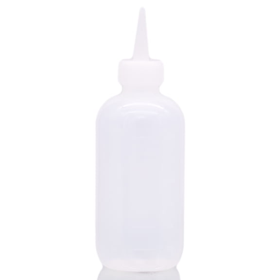 Holds 6 oz , Marianna Empty Tint Bottle , Hair Scalp Head - Pack of 2 w/ SLEEKSHOP Teasing Comb